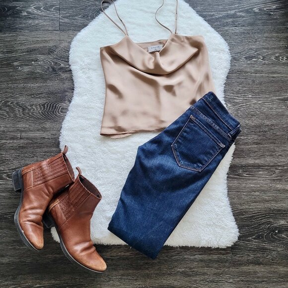 J Brand Skinny Leg Mid Rise Jeans in Pure Wash Size 24 - Picture 4 of 11